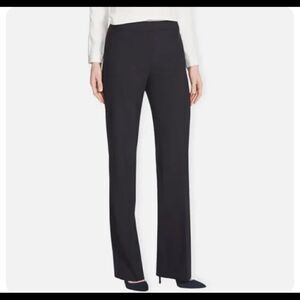 Lafayette 148 New York women’s black slacks menswear size 8 virgin wool trousers